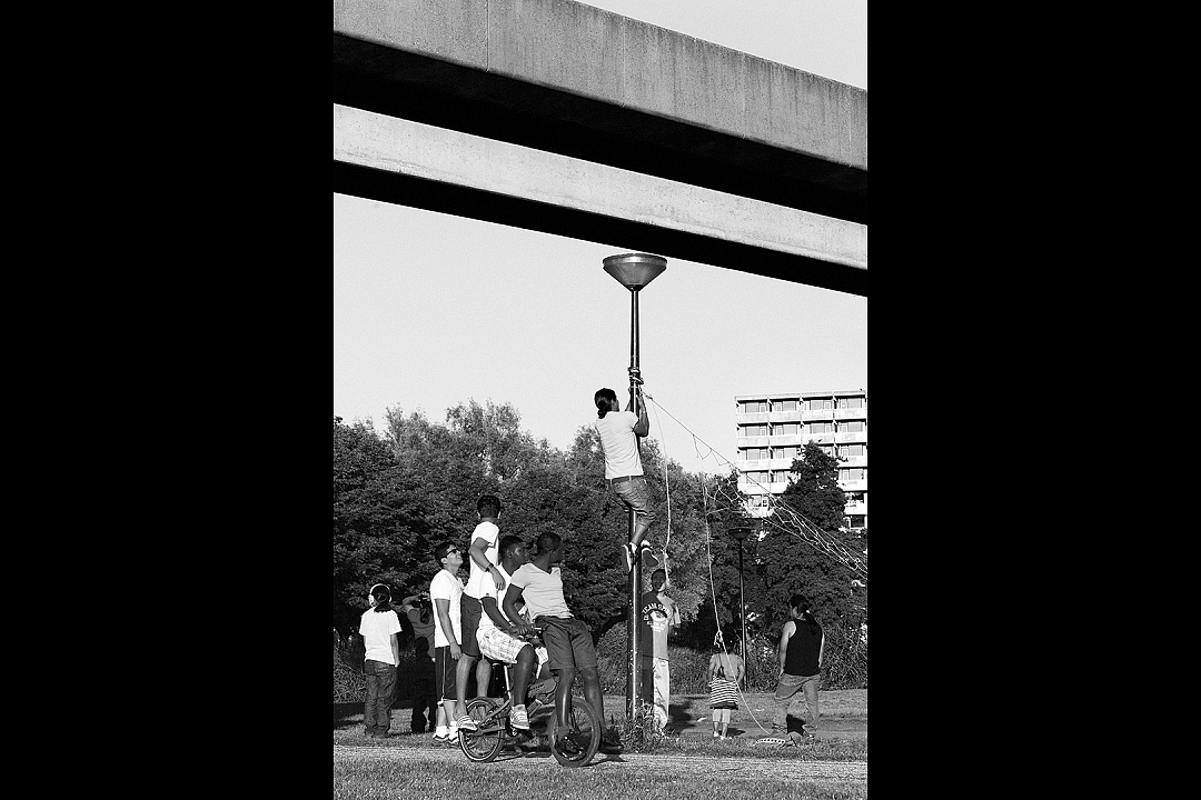 Onder metro spoor bij Kruitberg, 23-07-2012